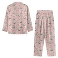 thumbnail image 7 of FOR U DESIGNS Flower Koala 2 Pack Women's Pajama Set Soft Long Sleeve Sleepwear Loungewear Pjs Sets Pants with Pockets for Women Size XL Nightwear Long Tops, 7 of 7