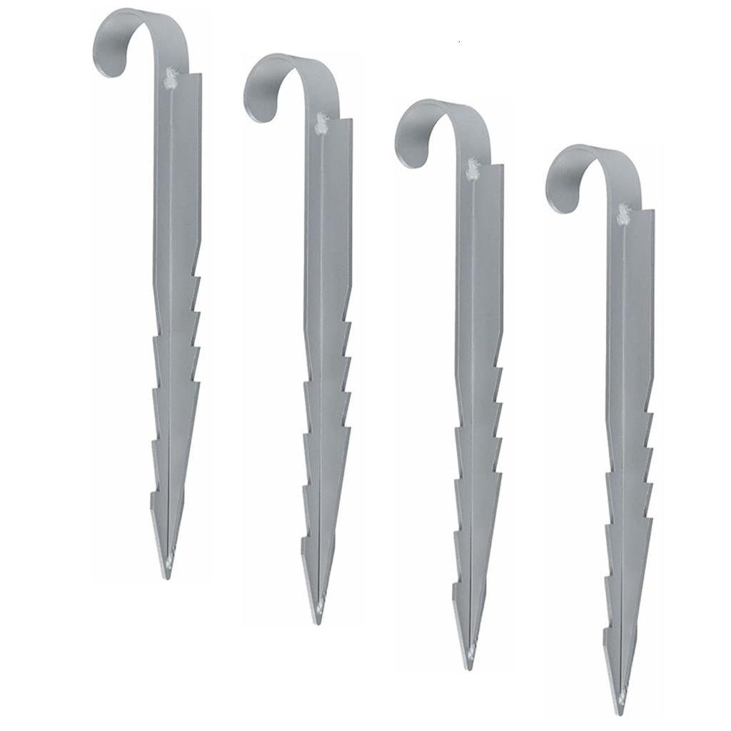 4Pcs Ground Stakes Tent Trampoline Ground Stake Fixing Anchors Easy to Install