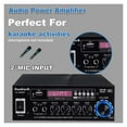 thumbnail image 5 of 2000W Bluetooth 5.0 Car Amplifiers With FM Radio Speaker Audio Amplifier Vehicle Amplifier Enclosure Car Audio ,Small Footprint, 5 of 7