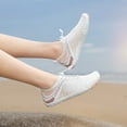 thumbnail image 2 of Stepedia Women's Wide Toe Box Barefoot Water Shoes Quick Dry Athletic Hiking Shoes, White 10.5 Wide, 2 of 7