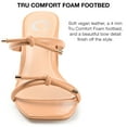 thumbnail image 4 of Journee Collection Womens Jessa Tru Comfort Foam Open Square Toe Block Heel Sandals, 4 of 6