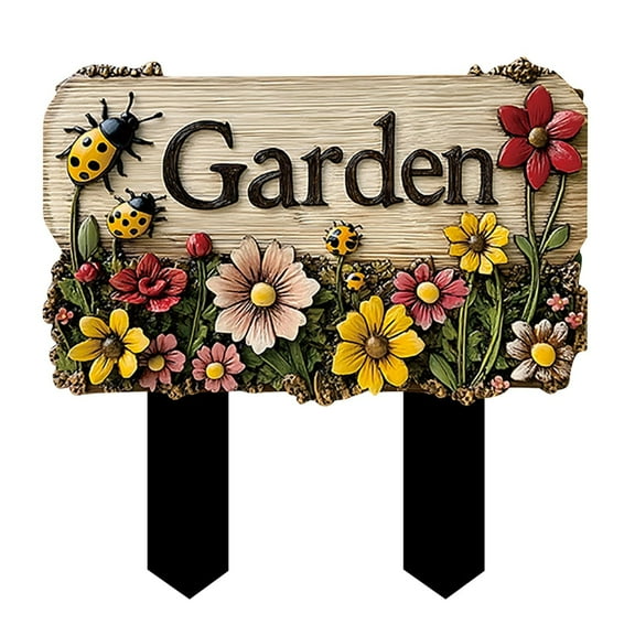 HengDidi Wooden Personalized Welcome Sign Door Number Ground Stake for Home Garden Outdoor Yard Decor Lawn Flower Bed Insertion Decoration Customizable Plaque House Marker
