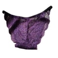 thumbnail image 2 of Aayomet sous-Vêtements en Dentelle pour Femmes Culottes (Violet, G), 2 of 5