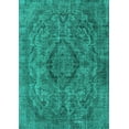 thumbnail image 1 of Ahgly Company Indoor Rectangle Oriental Turquoise Blue Industrial Area Rugs, 5' x 8', 1 of 4