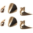 thumbnail image 1 of 3 Pairs Pointed Shoe Protectors Metal Tips High Heel Covers Heel Decorations, 1 of 9