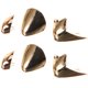 thumbnail image 1 of 3 pares de protectores de punta de metal para tacones altos, decoraciones para tacones., 1 of 8