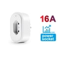 thumbnail image 4 of Advancent Enchufe inteligente enchufe WiFi Brasil enchufe 16A de potencia función de sincronización Tuya SmartLife APP Control funciona con Electrodomésticos No.01 Brazil Plug Advancent HA008185-01B, 4 of 6