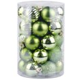 thumbnail image 1 of 34 Uds bolas de Navidad adornos juego de bolas de Navidad 4cm/1,57 pulgadas bolas de decoración de árbol de Navidad adornos colgantes, 1 of 6