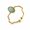 #3, variant on Open Ring for Women, Stainless Steel Adjustable Ring with Electroplated Finish, Minimalist Oval Stone Statement Ring for Everyday Wear, Fashion Jewelry Gift for Women