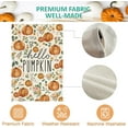 thumbnail image 3 of Fall House Flag 28 x 40 Inch Double Sided Burlap Harvest Hello Pumpkin Welcome Thanksgiving Yard Flag Holiday Seasonal Yard Outdoor Outside Decoration, 3 of 6