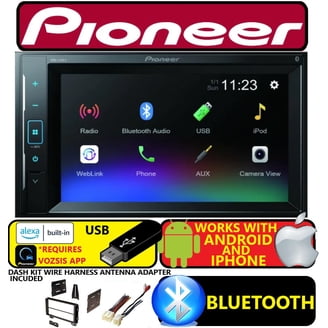 Pioneer DEH-X6810BT Car In-Dash Unit, Single-DIN, AM/FM/CD