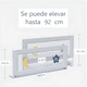 thumbnail image 2 of Barandal Cama De Bebe Seguridad Protector Ajustable 1.8m Xtellar blanco, 2 of 3