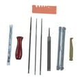 thumbnail image 4 of Juego de 10 limas Sincero para afilar motosierras con mango de calibre, 4 of 9