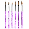 thumbnail image 5 of 6 Pcs Brush Set for Nail Art, Acrylic Gel Nail Brush Set, Nail Art Nail Pen for Painting, Professional Nail Brush UV Gel Nail Acrylic Brush, 5 of 5