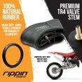 Rippin Moto 3.25/3.50-16 Heavy Duty 3mm Inner Tube TR4 Valve Fits 90/100-16 Dirt Bike Tires