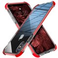thumbnail image 1 of Mateprox Funda Para Iphone Xs Max, Carcasa Rígida Híbrida Transparente De Tpu Con Funda Protectora Fina A Prueba De Golpes Para Iphone Xs Max 6,5'' (Rojo), 1 of 1