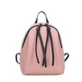 thumbnail image 1 of Mochila pequeña para mujer Mochila antirrobo con cremallera asegurada y mochila con borlas (rosa), 1 of 5