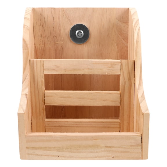 UPOUART Natural Wood Hay Feeder for Small Pets Stable and Versatile Use