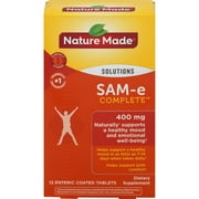 Nature Made - SAM-e Complete 400 mg. - 12 Tablets