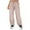 Pink, variant on Lindreshi Cargo Pants for Women with Pockets Womens Fashion Summer Solid Casual Pocket Drawstring Elastic Waist Long Pants