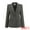 Black Grey, variant on DARING DIVA Women's Houndstooth Plaid Blazer Business Suit Jacket S Black Grey