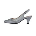 thumbnail image 3 of FLORAL Candice Women Extra Wide Width Pointed Toe with Crystal Strip Upper Slingback, 3 of 6