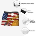 thumbnail image 6 of Bingfone American Flag And Baseball Men's Underwear - Casual Stretch Boxer Briefs-X-Large, 6 of 7