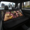 thumbnail image 7 of CHAQLIN Funny Capybara Pattern Car Back Seat Covers with Truck SUV, Non-Slip Dirt and Scratch Proof Seat Cover Protectors(Set of 2), 7 of 7