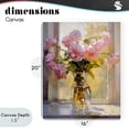 thumbnail image 4 of Stupell Industries Contemporary Pink Flowers in Sunlit Vase Canvas Art, 16 x 20, by Creative Studio, 4 of 8