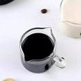 thumbnail image 4 of Juego de 2 tazas para espresso, tazas de 4 oz con boquillas dobles, vasos para espresso, taza para leche con asa, vidrio transparente, accesorios para espresso para máquina de espresso, 4 of 5