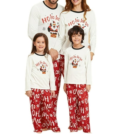 

Shuttle tree Family Christmas Pjs Matching Sets Baby Christmas Matching Jammies for Adults and Kids Holiday Xmas Sleepwear Set