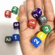 thumbnail image 3 of 10 Pieces Number 1 2 3 1 2 3 D6 14mm Acrylic Dice 6-sides Dices For Board Game Cubes 6 Colors Shry, 3 of 3