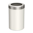 thumbnail image 5 of Gatco Latitude II Stainless Steel 2.9 Gallon Round Wastebasket with Removable Lid, Matte Pearl/Satin Nickel Lid, 5 of 5