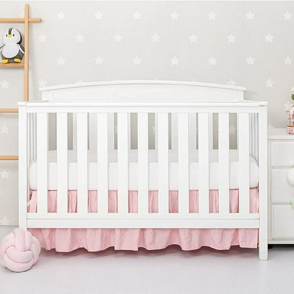 YAOMOBB Jupe de Lit de Bébé Douce Jupe de Lit de Bébé Douce Élastique Jupe de Literie de Lit de Tout-Petit pour Chambre Couvre-Lit Installation Facile