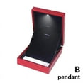 thumbnail image 1 of Plastic Jewelry Box With Led Light Festival Wedding Box Rings B4F6, 1 of 9