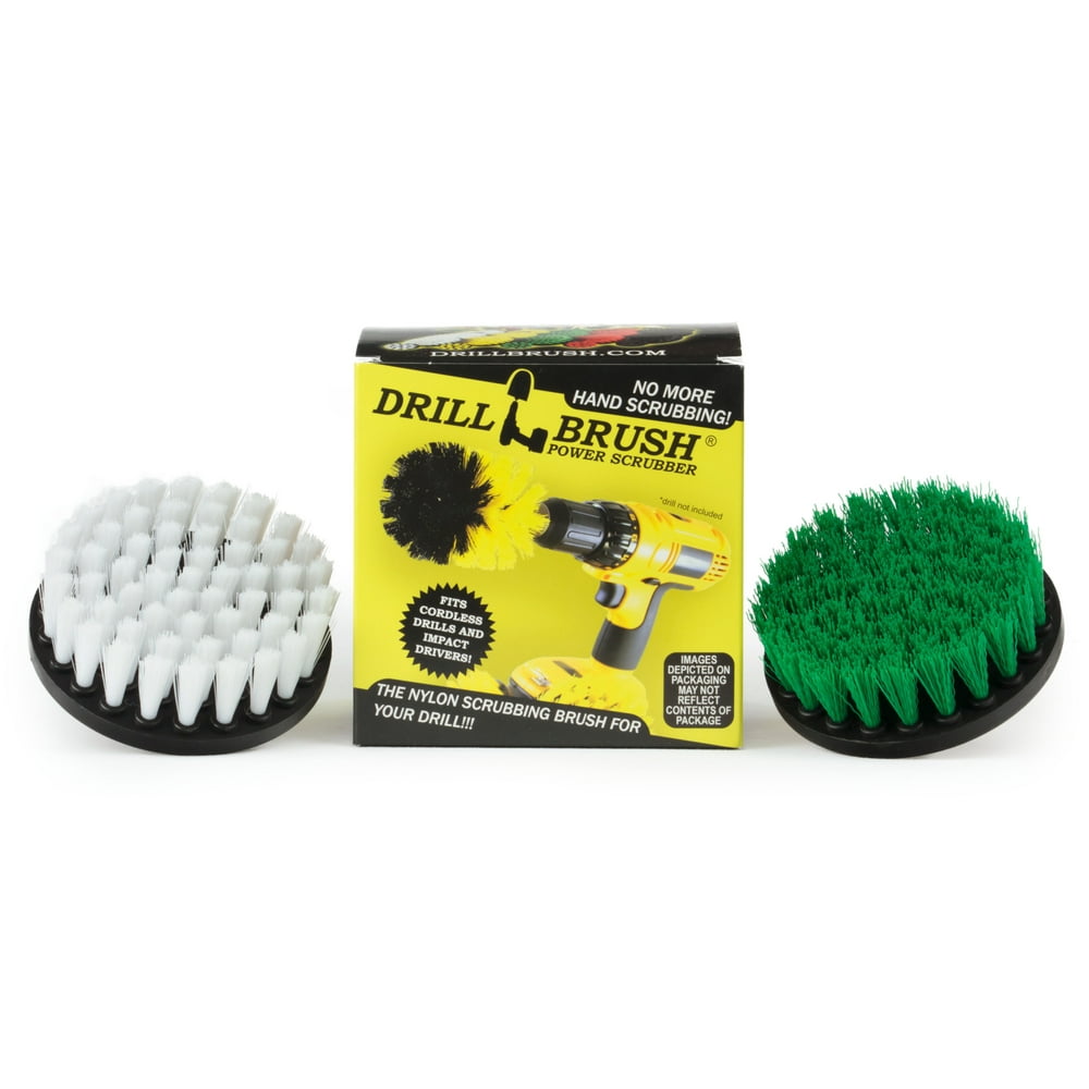 Electric Scrub Nylon Brush Drill Attachment Cleaning Bit Kit by
