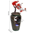 thumbnail image 2 of Indoor Relaxation Fountain FengShui Water Sound Fountain Desktop Waterfall Decor, 2 of 12