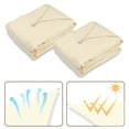 thumbnail image 3 of Yescom 2 Pack 13x10 Ft 97% UV Block Rectangle Sun Shade Sail HDPE Canopy Cover Net Lawn, 3 of 10
