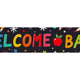 thumbnail image 4 of Colorful Welcome Back Banner with School Supplies Elements Backdrop Background Party Decorations for School Reopening Events Classroom Parties Student Gatherings, 4 of 8