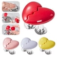 thumbnail image 2 of Botones de presión para inodoro con forma de corazón Gvyyzp, manija para gabinete, interruptor de asistencia para tanque de agua, 2 of 8