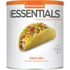 Emergency Essentials Food Taco Mix Textured Vegetable Protein, 59 oz