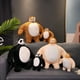 thumbnail image 3 of Almohada de cabeza pequeña de peluche, animal, oso, cabeza pequeña, músculo grande, cuerpo perezoso, zorro, unicornio, leopardo, abrazo para novio, regalo de Navidad, 3 of 5