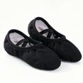 thumbnail image 6 of Otqutp Ballet Shoes for Teen Girls Stretch Yoga Canvas Dance Slippers Split Sole for Kids Breathable Soft Bottom Shoes, 6 of 7