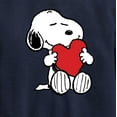 thumbnail image 3 of Peanuts -  Valentine's Hugging Heart  - Toddler And Youth Crewneck Fleece Sweatshirt, 3 of 6