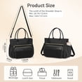 thumbnail image 3 of Holuxer Large Lunch Bag for Women Adult Lunchbox Purse for Work, 14L Leakproof Cooler Lunchbag Box for Woman Picnic Beach, Insulated Tote Bags (Black), 3 of 8