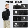 thumbnail image 6 of Soda Candy Heavy Duty Mesh Backpack See Through School Bookbag for School Swim Beach Travel, 6 of 8
