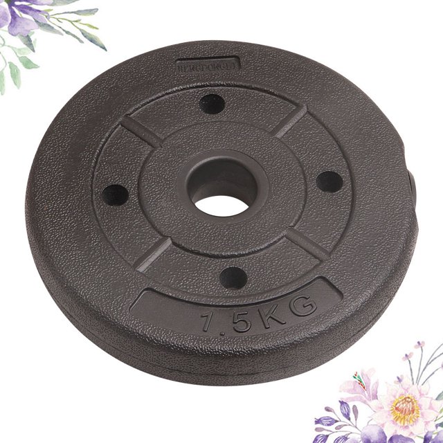 CIMAXIC 2PCS Fitness Exercise Equipment Dumbell Piece HDPE Polyethylene Exercise Equipment for Gym