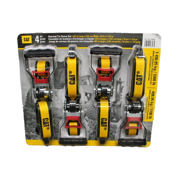 Cat Ratchet Tie Down Set