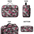 thumbnail image 3 of Pioneer Flower Floral Print Pattern Insulated Lunch Bag Teen, Toddler Lunch Bag,Bento School Lunch Bag for Teen for Work,Picnic or Travel, 3 of 5