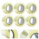 thumbnail image 3 of 6 rollos de cinta fuerte transparente rayas de una sola cinta adhesiva de cinta adhesiva, 3 of 5